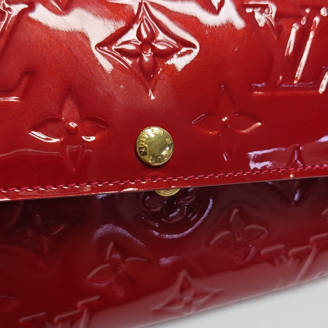PORTE MONNAIE Patent Leather Red Wallet