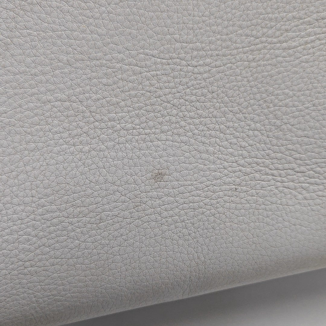 Saddle Medium Calfskin White
