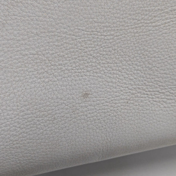 Saddle Medium Calfskin White