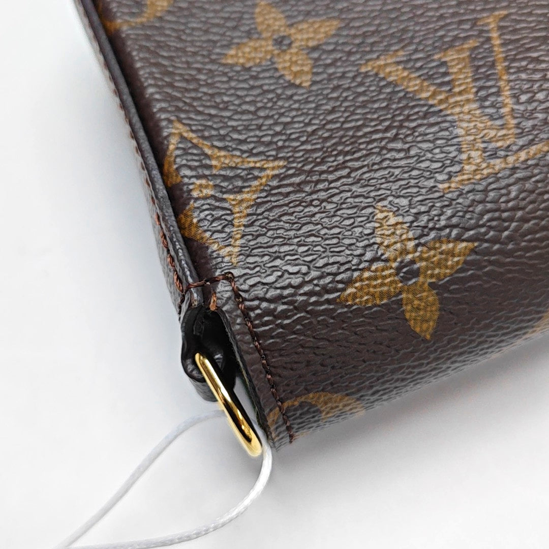 FÉLICIE Monogram Coated Canvas Brown
