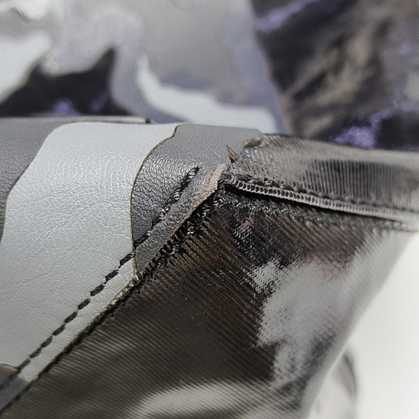 Coated Canvas Tote Bag Black