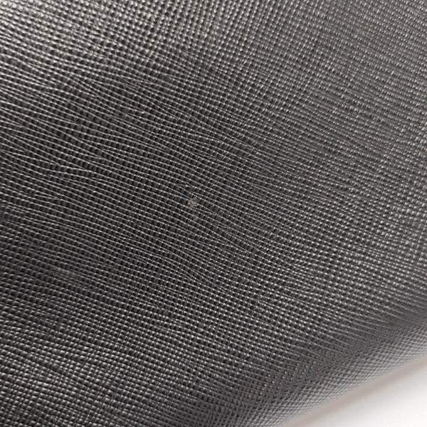 Zippy Wallet Saffiano Calfskin Black Wallet