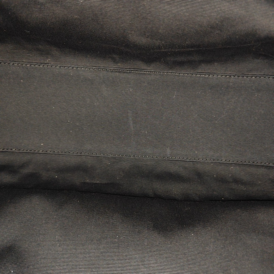 NIKI Medium Chevron Calfskin Black