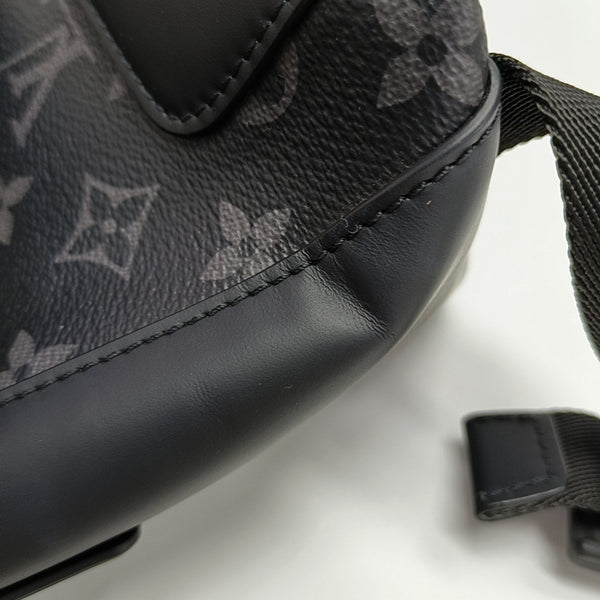 VOYAGER PM Monogram Coated Canvas Black