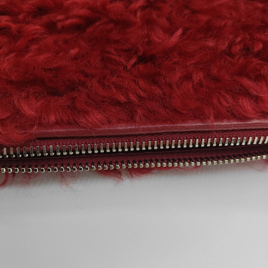 Horsehair Clutch Red