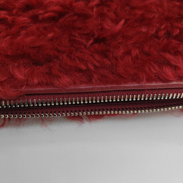 Horsehair Clutch Red