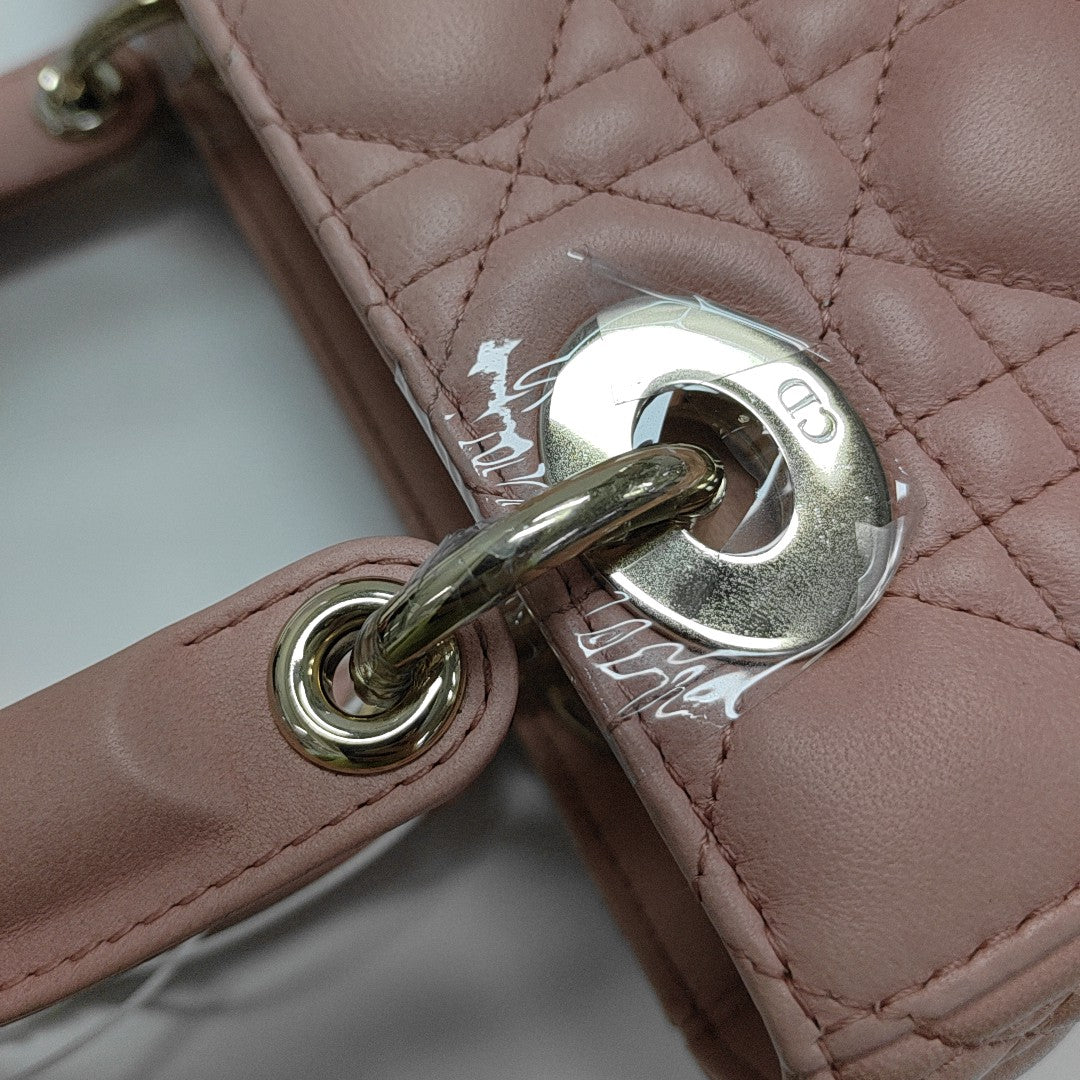 Lady Dior Small Cannage Lambskin Multicolor