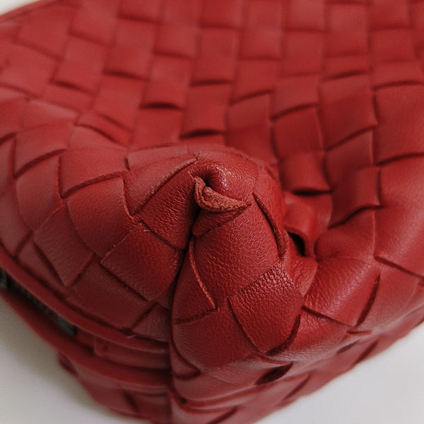 Calfskin Clutch Red
