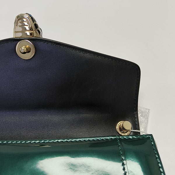 SERPENTI FOREVER Small Patent Leather Green