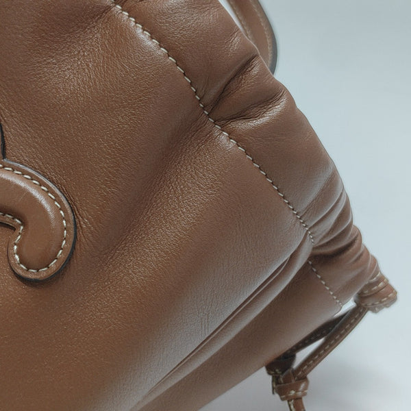 CABAS TRIOMPHE Small Quilted Calfskin Brown