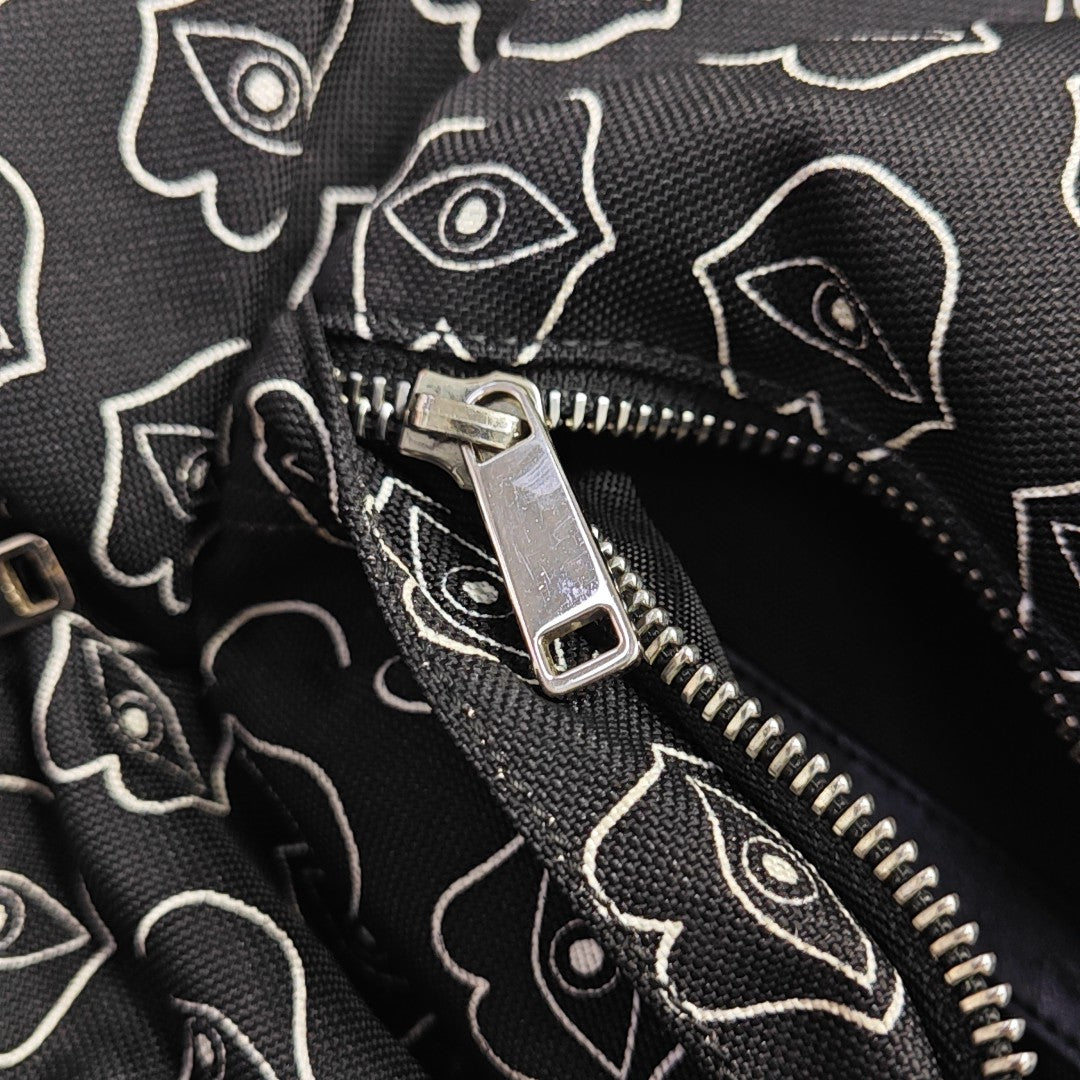 Nylon Backpack Medium Black