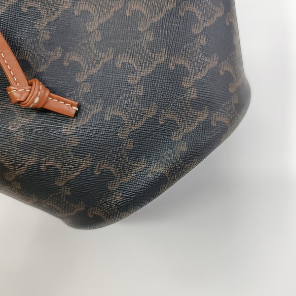 TRIOMPHE CANVAS Small Coated Canvas Brown