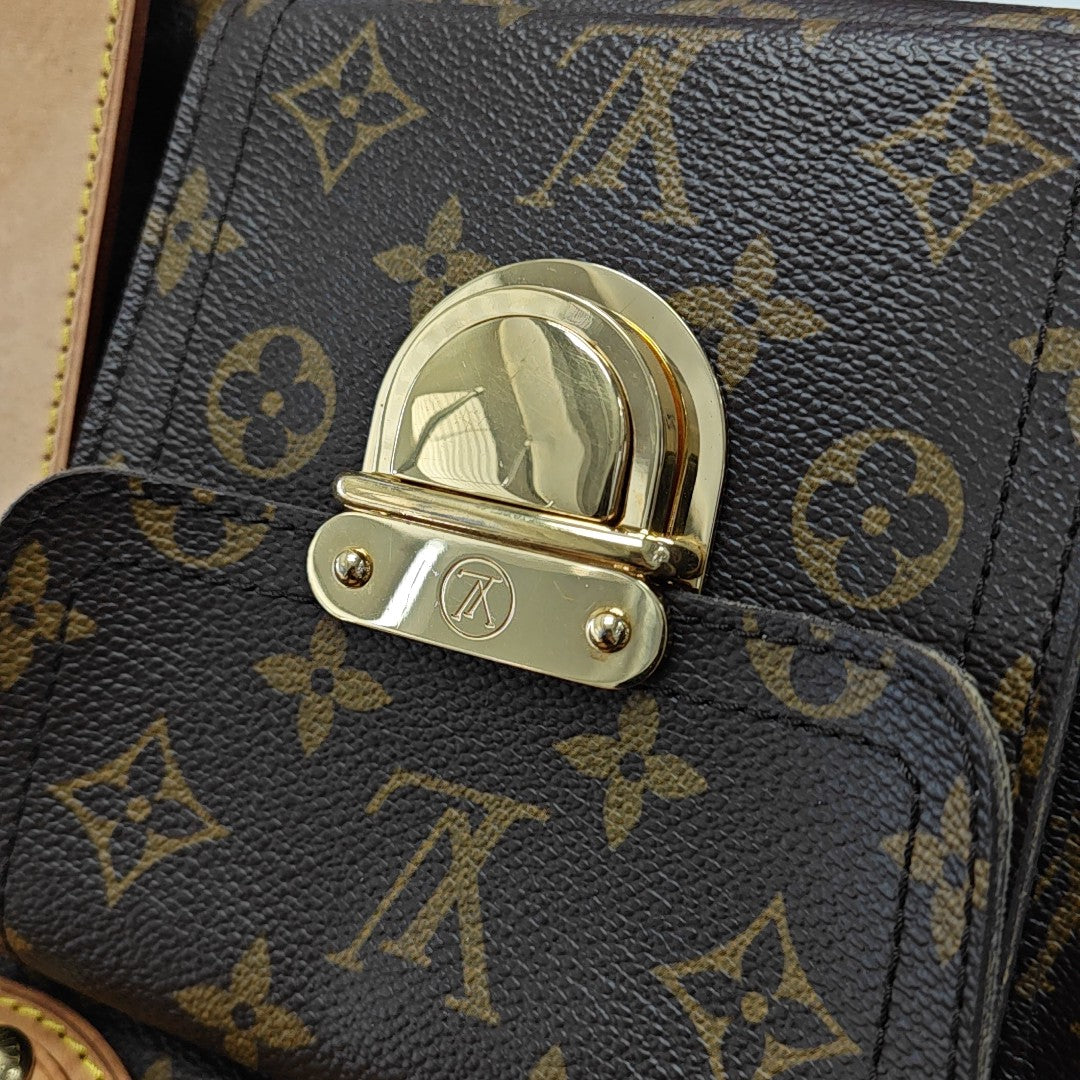 MANHATTAN GM Monogram Coated Canvas Brown
