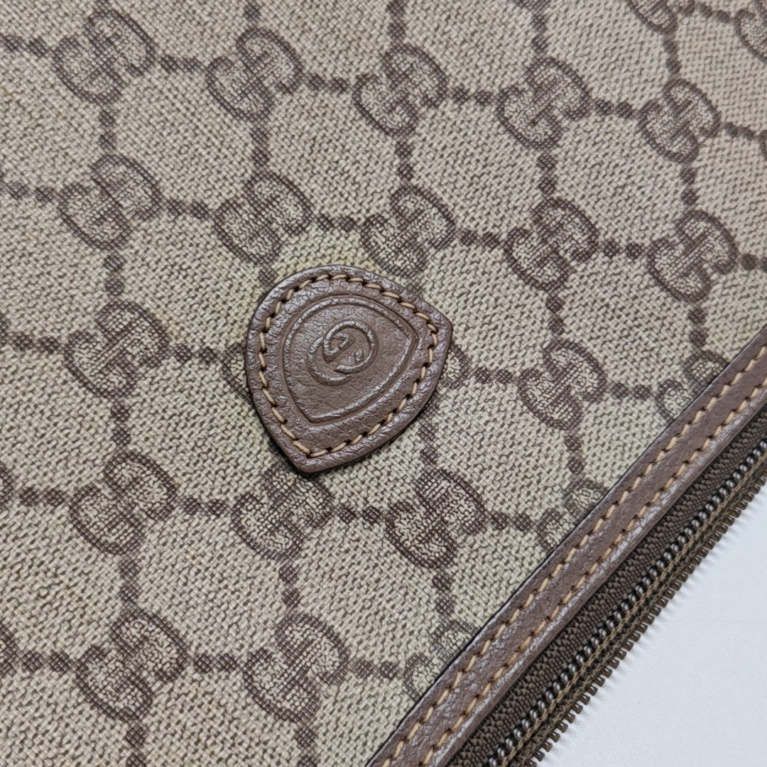 GG Supreme Monogram Coated Canvas Beige