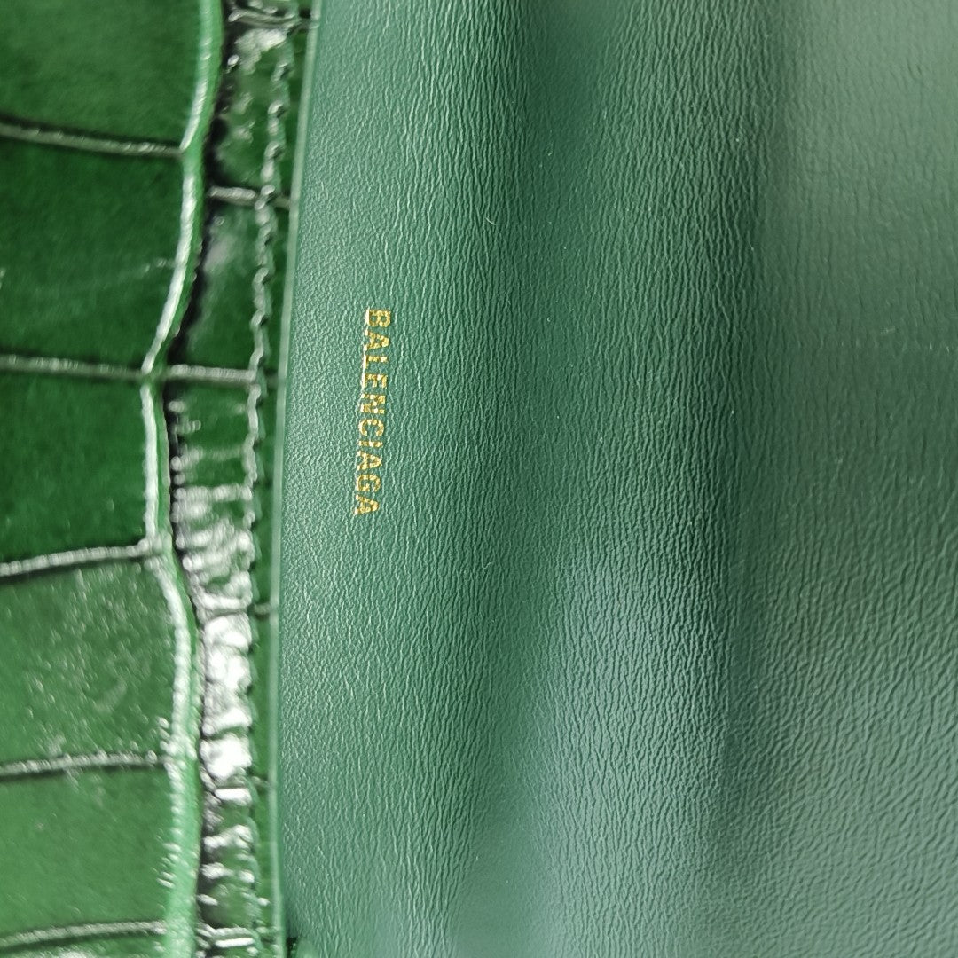Hourglass S Calfskin Green