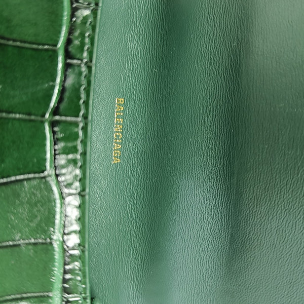 Hourglass S Calfskin Green