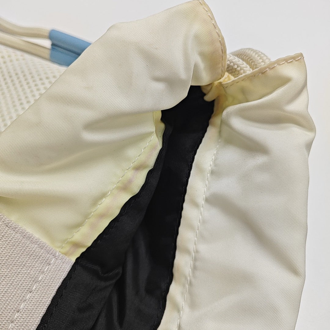 Leather Backpack White