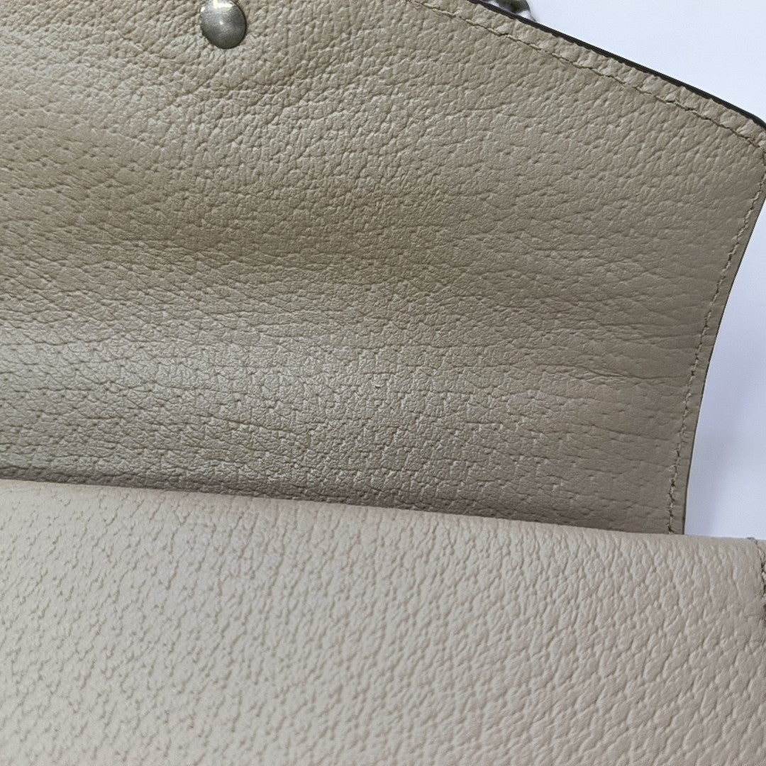 Dionysus Mini Monogram Coated Canvas Beige