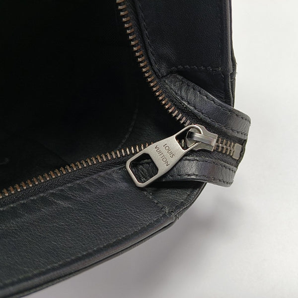TADAO PM Damier Graphite Piel de Becerro Negra