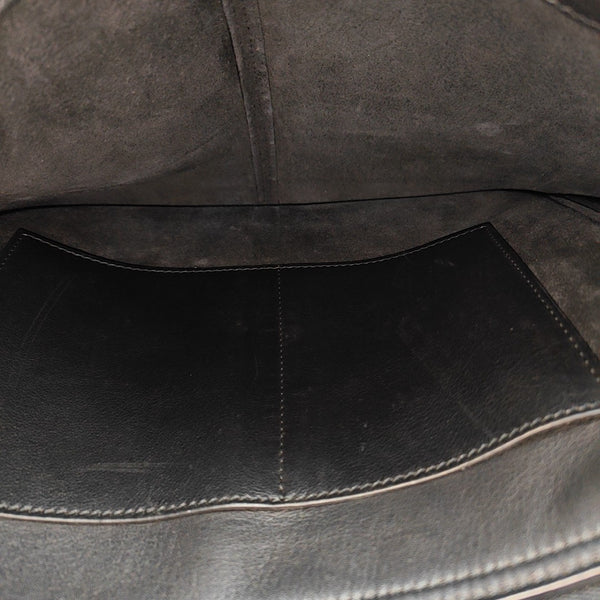 TRI FOLD Medium Calfskin Black