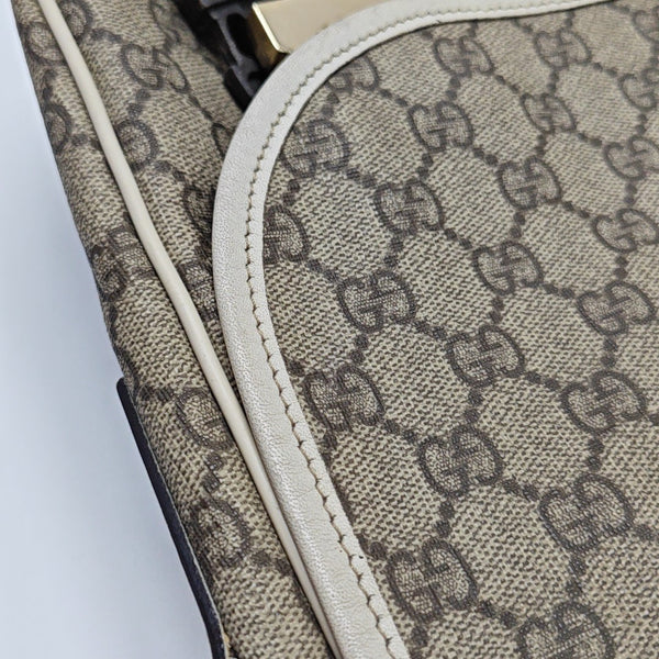 GG Supreme Monogram Coated Canvas Beige