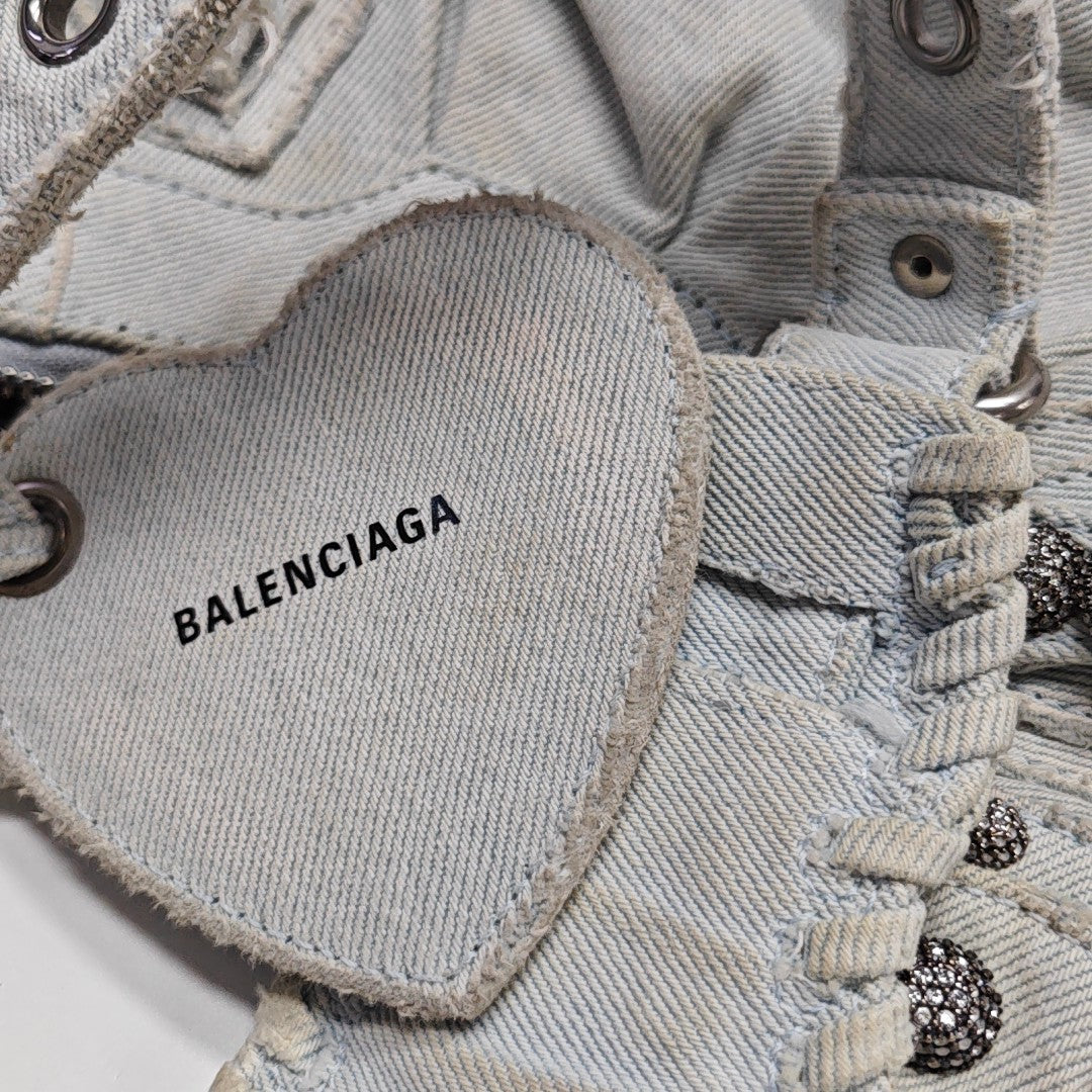 Le Cagole Mini Denim Blue
