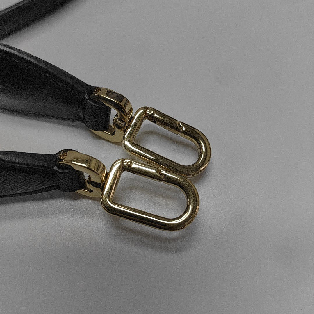 Odette Saffiano Calfskin Black