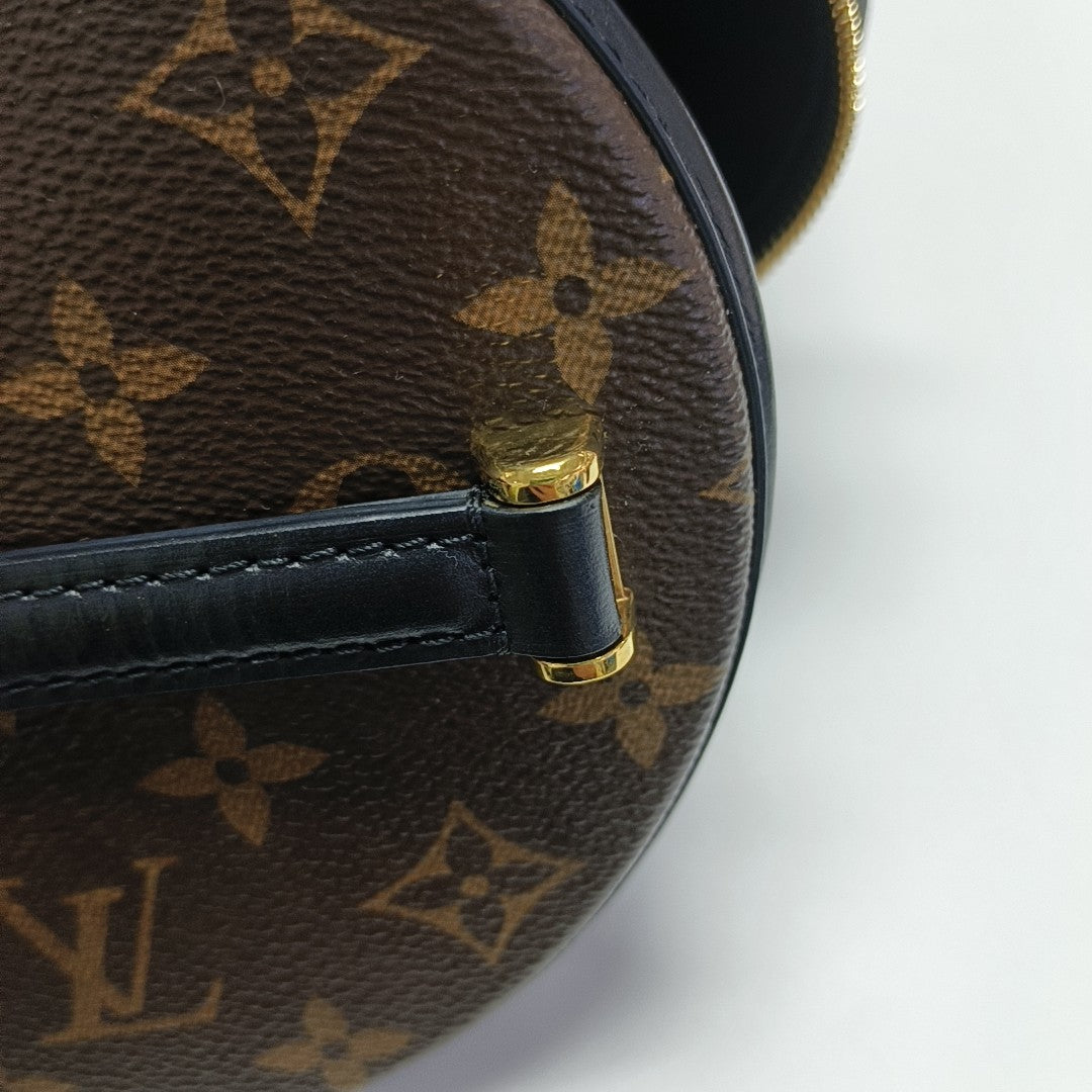 CANNES PM Monogram Coated Canvas Brown