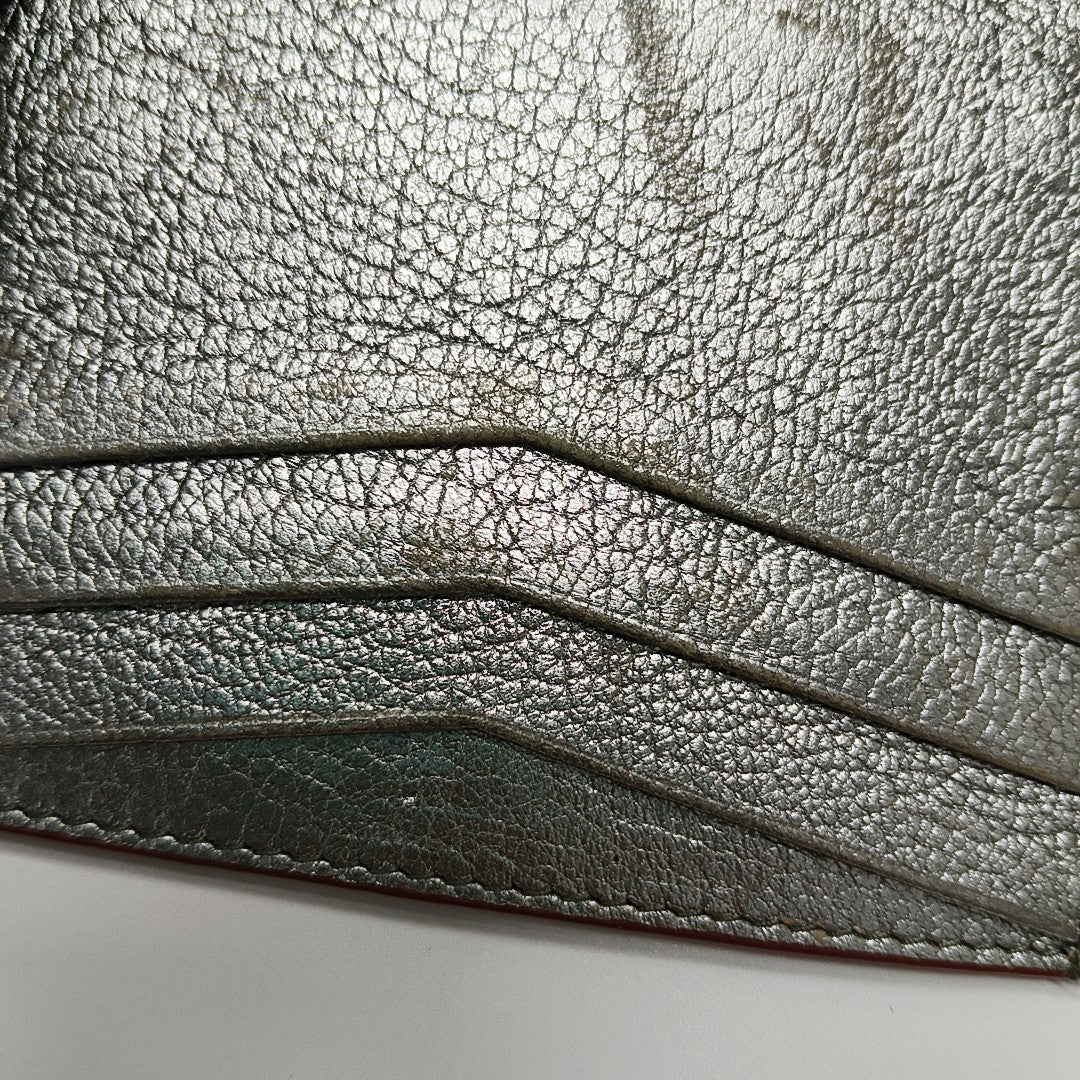 Love Lambskin Gray Card Holder