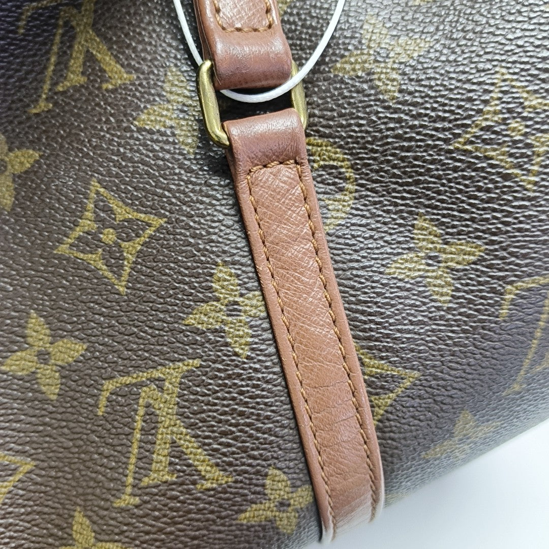 PAPILLON MM Monogram Coated Canvas Brown