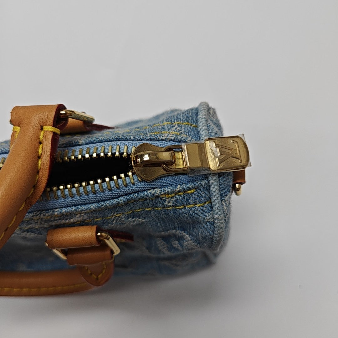 SPEEDY Mini Monogram Denim Blue