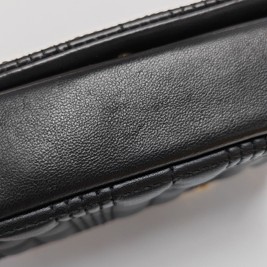 Lola Mini Quilted Lambskin Black
