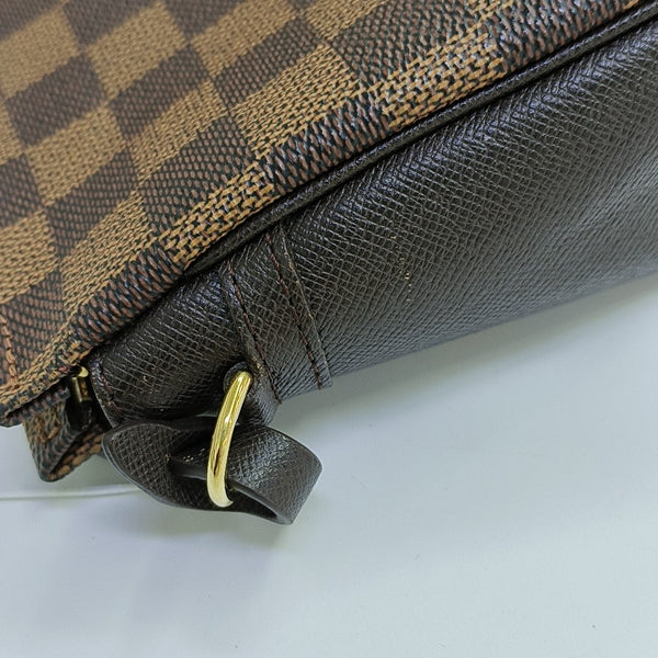 TROUSSE MAKE UP Damier Ebene Coated Canvas Brown