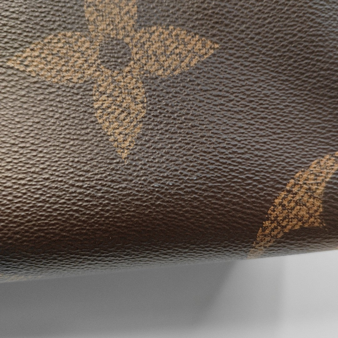 Authenticated pre-owned  ONTHEGO MM Monogram Coated Canvas Brown - Tote Bag at Looply