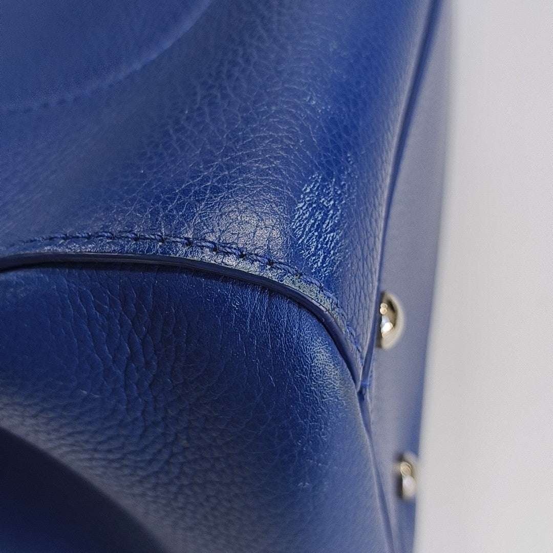 CERF Grained Calfskin Blue