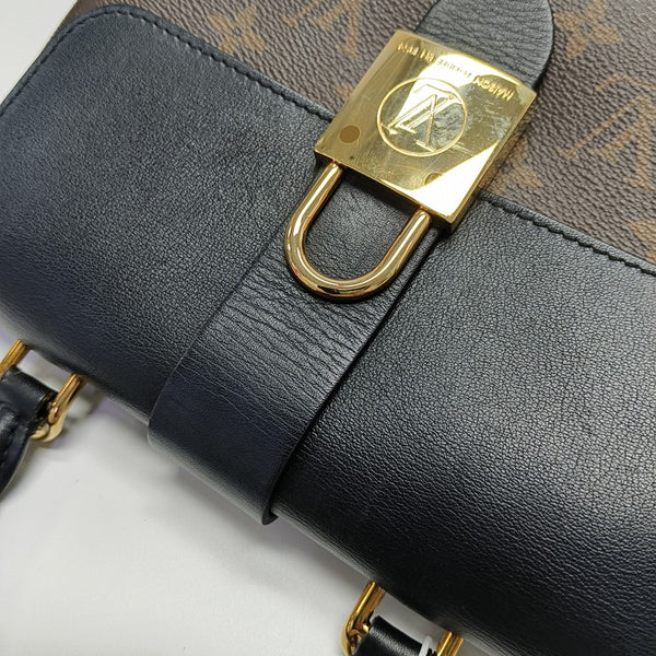 LOCKY BB Monogram Coated Canvas Brown