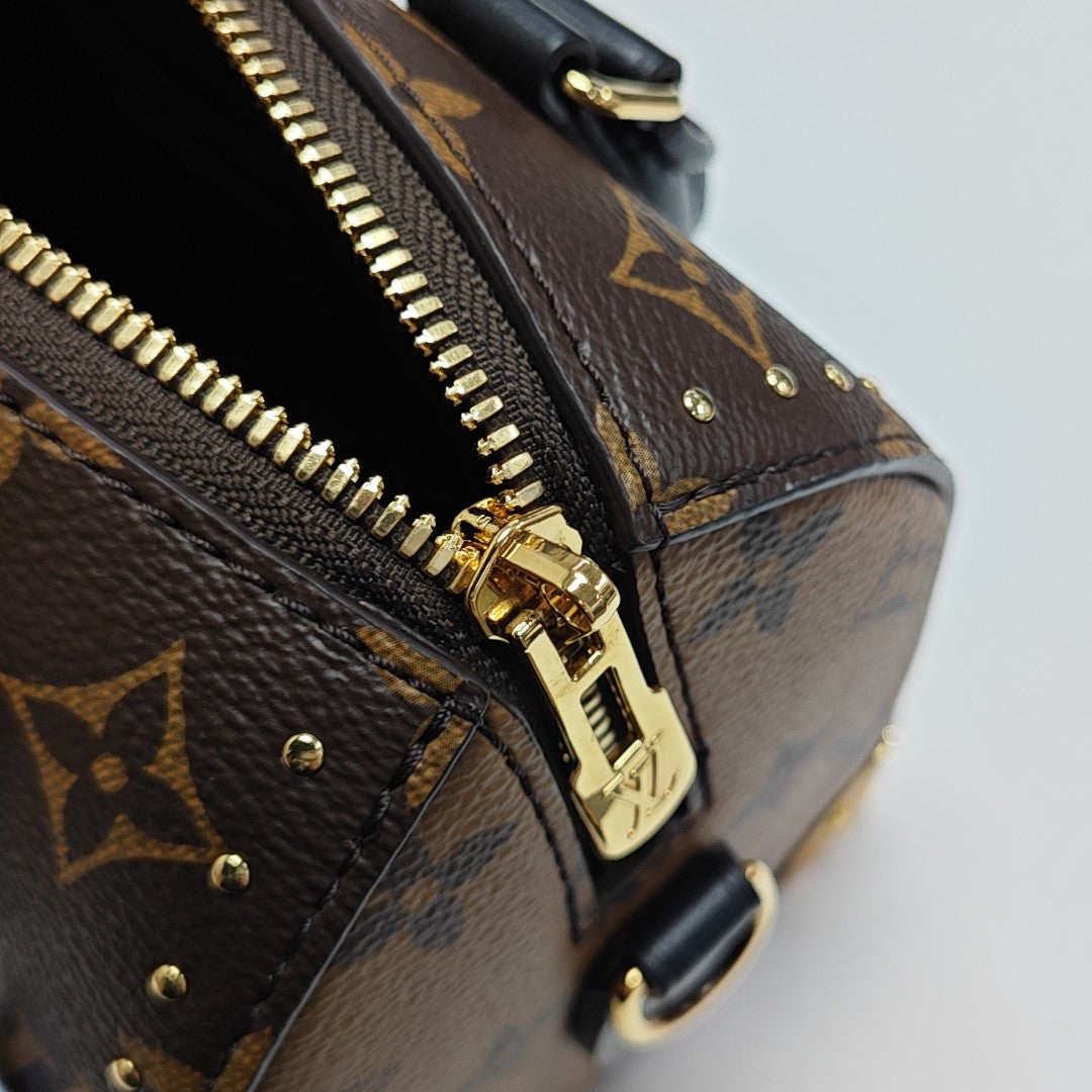 SPEEDY TRUNK 20 Monogram Coated Canvas Brown