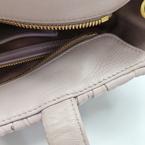 Quilted Lambskin Tote Bag Pink