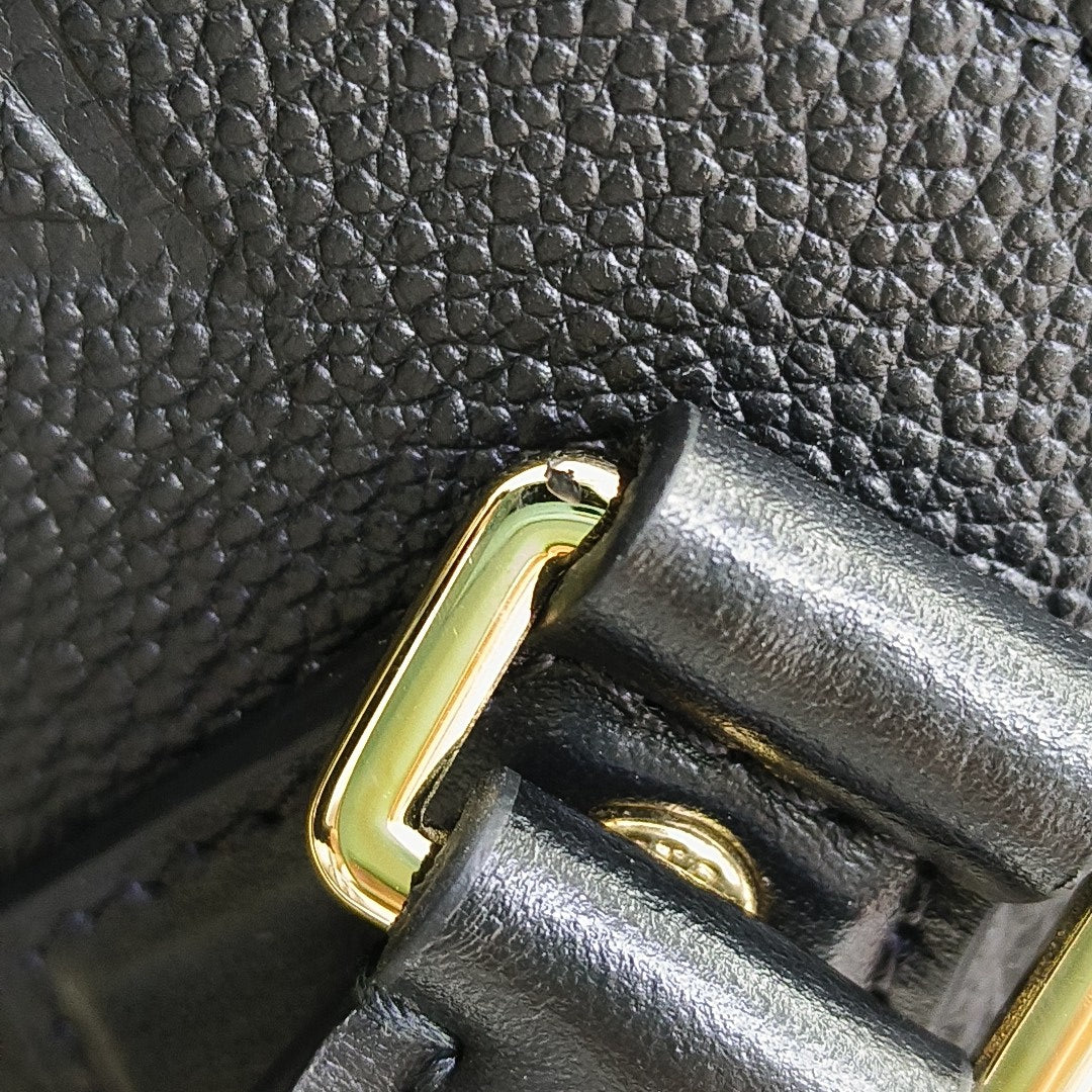 SPEEDY 20 Monogram Calfskin Black
