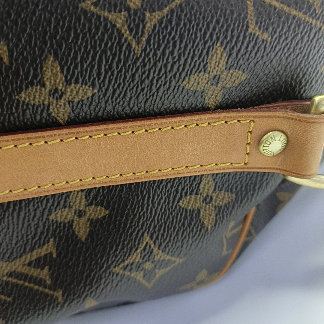 SPEEDY 30 Monogram Coated Canvas Brown