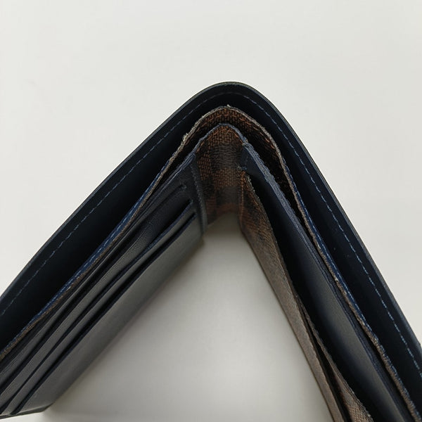 Damier Ebene Coated Canvas Wallet Brown