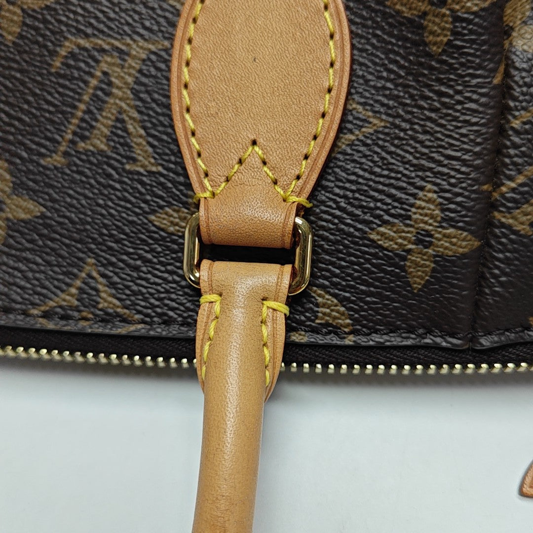 TURENNE MM Monogram Coated Canvas Brown