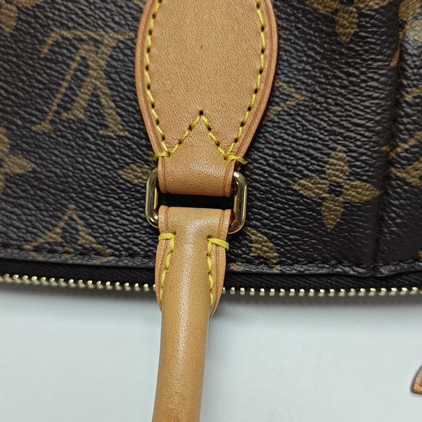 TURENNE MM Monogram Coated Canvas Brown