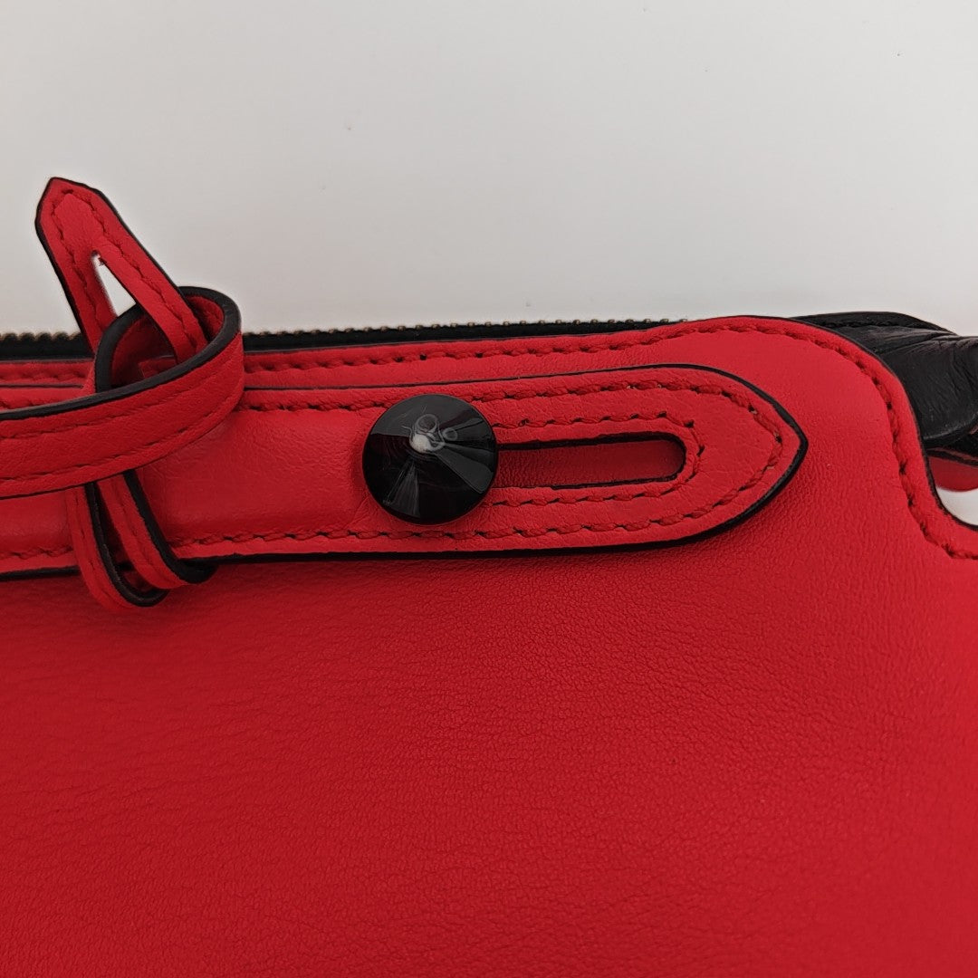 Calfskin Shoulder Bag Red
