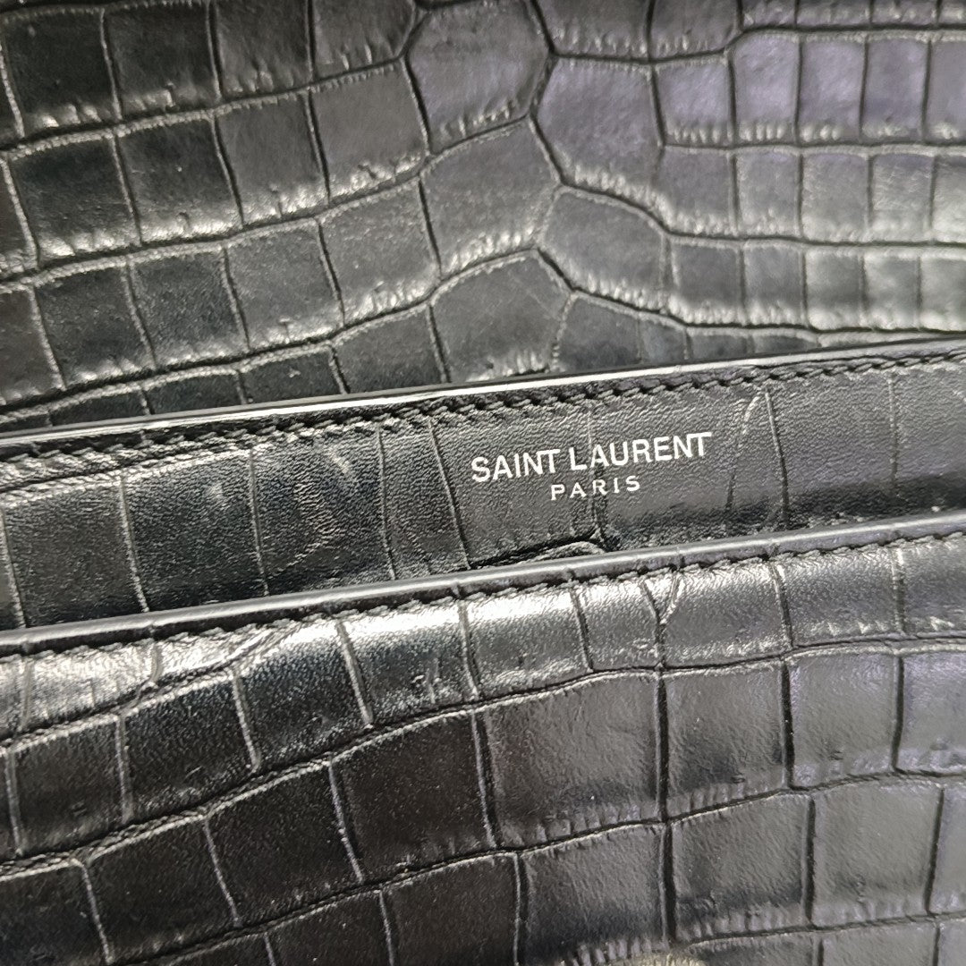 SUNSET Medium Calfskin Black