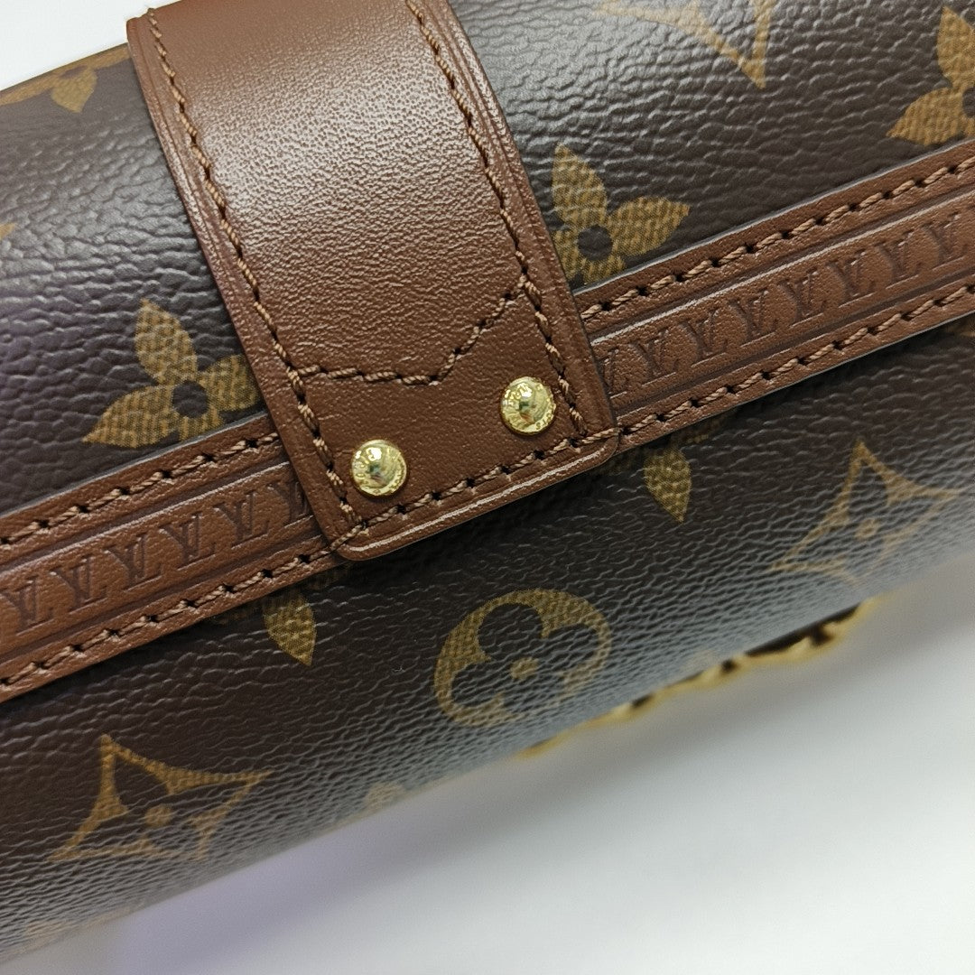 PAPILLON 19 Monogram Coated Canvas Brown