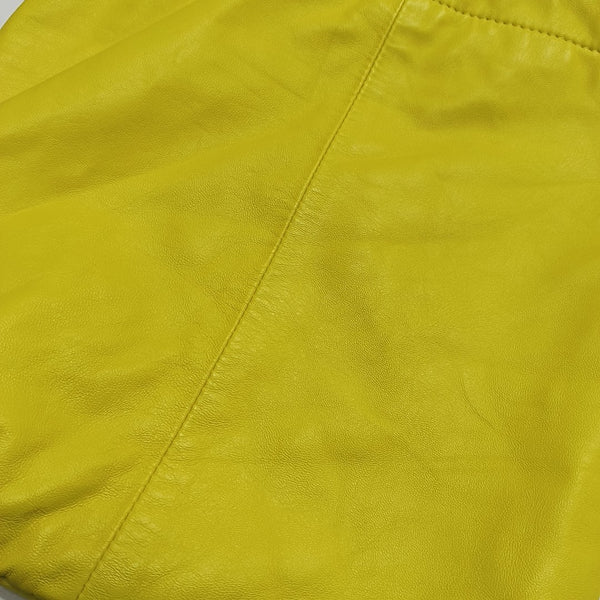 CRYSTAL POUCH Small Lambskin Yellow