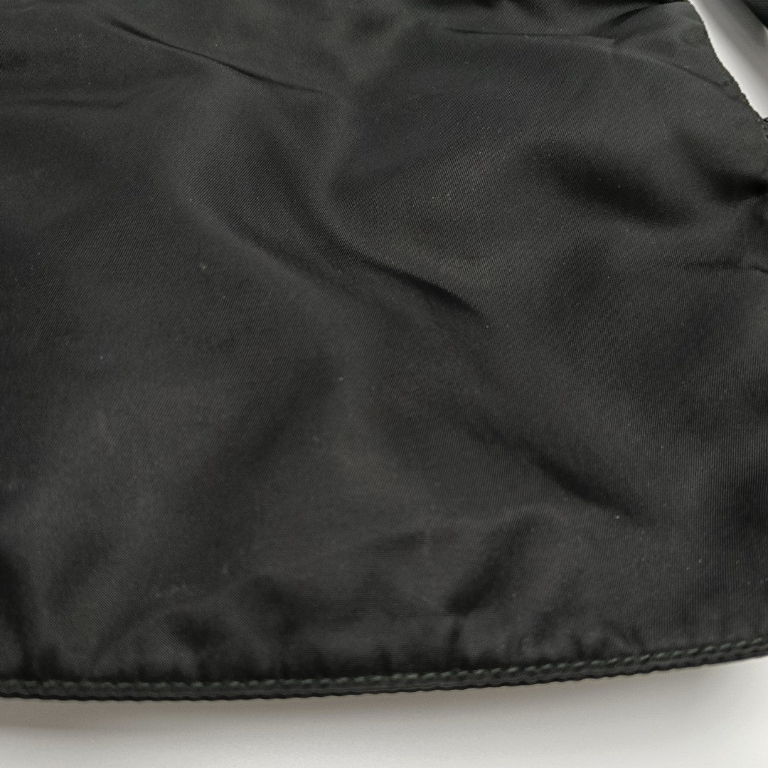 Nylon Shoulder Bag Black