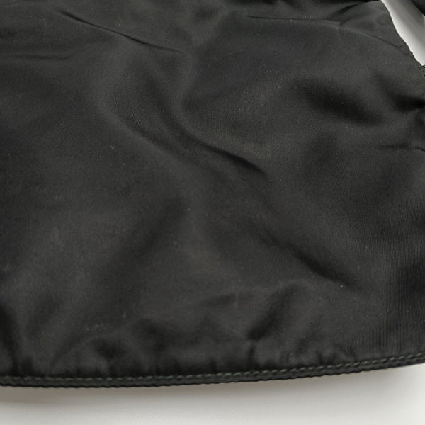 Nylon Shoulder Bag Black