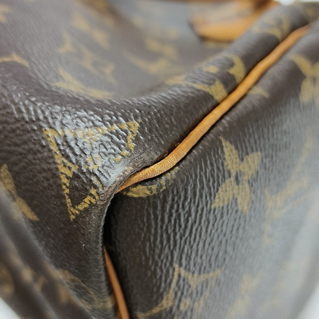 SPEEDY 25 Monogram Coated Canvas Brown